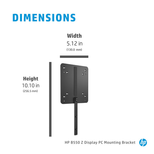 PC Mounting Bracket HP B550 Z 318g 130mm x 256.5mm Durable