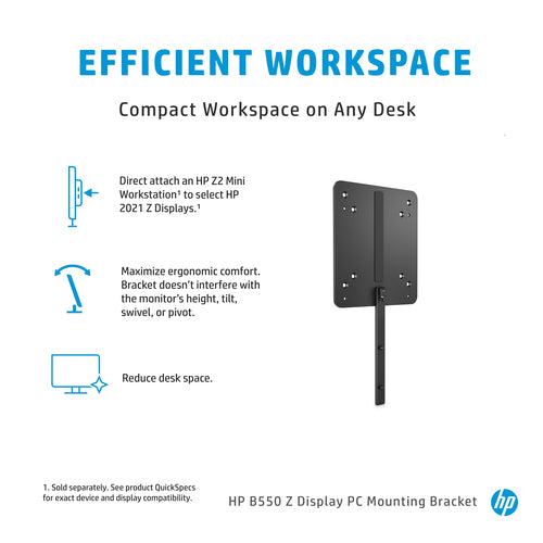 PC Mounting Bracket HP B550 Z 318g 130mm x 256.5mm Durable