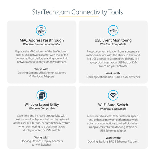 Laptop Dock StarTech.com DKT31CHDVCM USB-C 4K HDMI 10Gbps