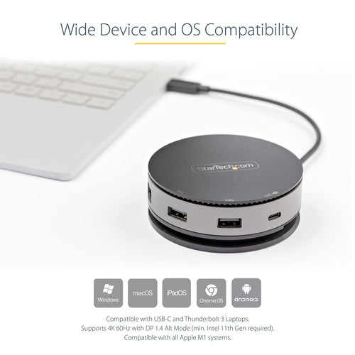Laptop Dock StarTech.com DKT31CHDVCM USB-C 4K HDMI 10Gbps
