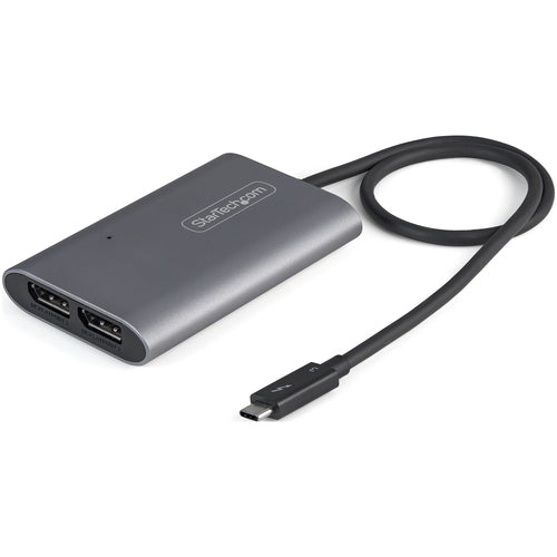 Thunderbolt to Dual DisplayPort Adapter 8K 60Hz StarTech 4K Converter