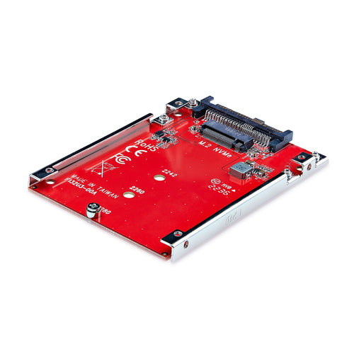 U.3 M.2 Adapter Card StarTech.com for PC Red 3.3V