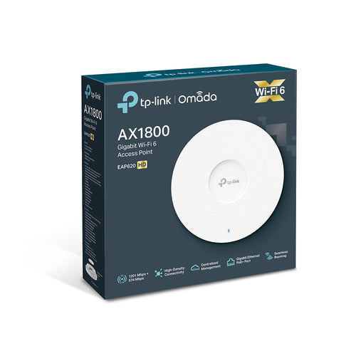 Access Point TP-Link Omada EAP620 HD WiFi 6 AX1800 2.4/5 GHz 1201 Mbit/s Ceiling Mount - EAP620 HD