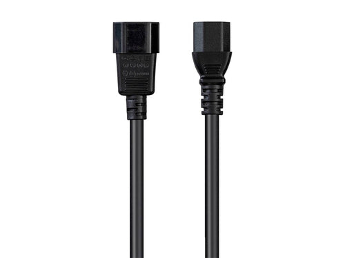 Power Cable 3.7m C13 C14 Coupler SJT 15A Monoprice