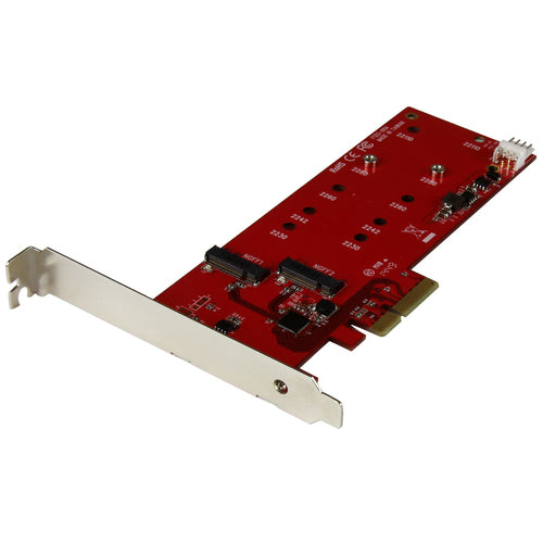 M.2 SATA SSD Controller Card StarTech.com PCIe Full-height Low-profile