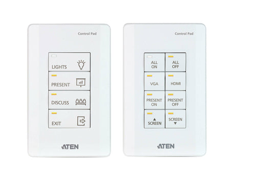 Security Access Control System ATEN VK0100 2 Channels Durable Plastic