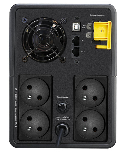 APC Back-UPS 1600VA 230V AVR French Sock uninterruptible power supply (UPS)