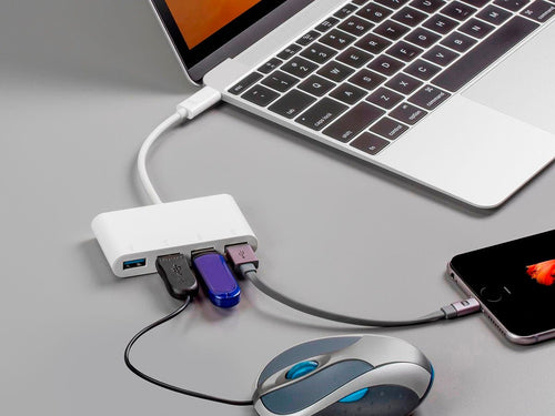 USB Hub Monoprice 15248 USB 3.2 Gen 1 Type-C Type-A Up to 5000 Mbit/s