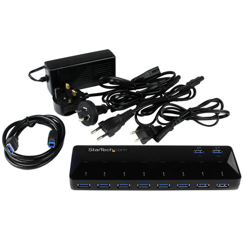 USB Hub StarTech.com 10-Port USB 3.0 5Gbps Charge and Sync - ST103008U2C