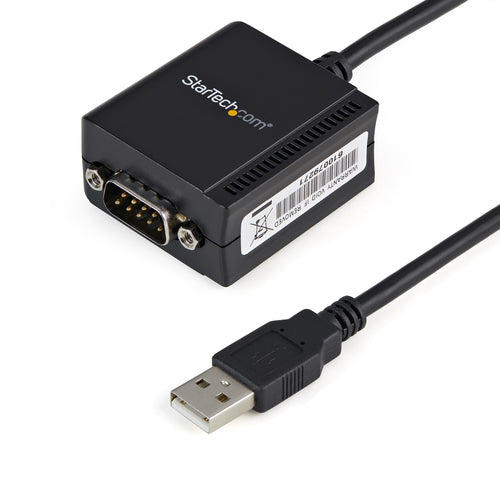 USB to Serial Adapter StarTech ICUSB2321F 0.2m Black COM Retention DB-9