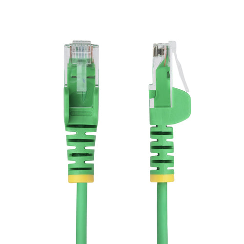 Slim CAT6 Ethernet Cable 3ft Green 100W PoE UTP 28AWG