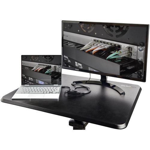Sit-Stand Desk StarTech.com STSCART2 Height Adjustable 750-1200mm Portable