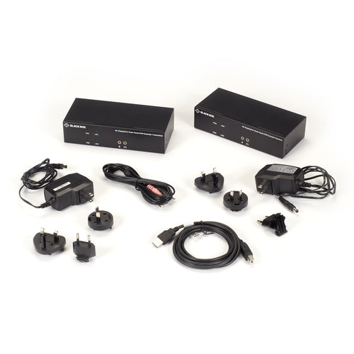 Black Box OVER CATX 4K DUAL-HEAD DISPLAYPORT USB 2.0 KVM extender