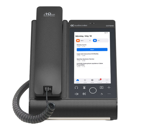 IP Phone AudioCodes C470HD Total Touch PoE GbE Bluetooth