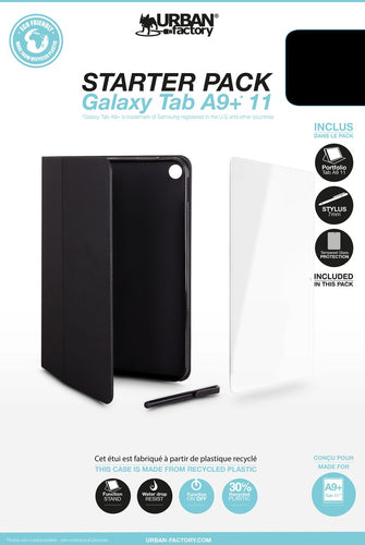 Urban Factory ÉTUI DE PROTECTION À RABAT CYCLEE POUR SAMSUNG GALAXY TAB A9+ 11 (NOIR)