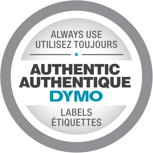 DYMO D1 Durable - White on Red - 12mm label-making tape