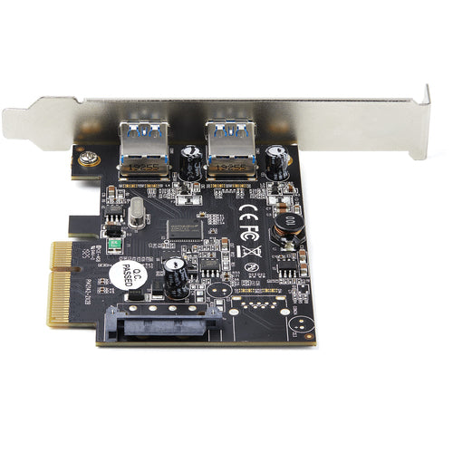USB PCIe Card StarTech 2-Port 10Gbps USB 3.1/3.2 Gen 2 Type-A Full/Low Profile - PEXUSB312A3