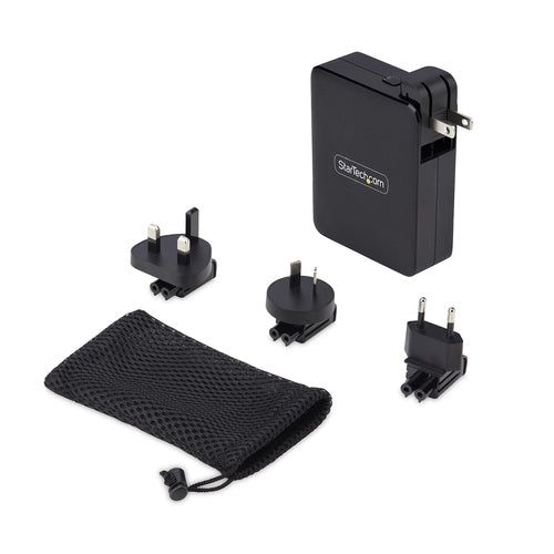 Wall Charger StarTech.com 140W USB-C 3x USB-C 1x USB-A GaN Adapter - 3114GCU-WALL-CHARGER