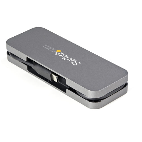 4-Port USB-C Hub with 3 USB-A Ports 5Gbps Speed Portable Adapter