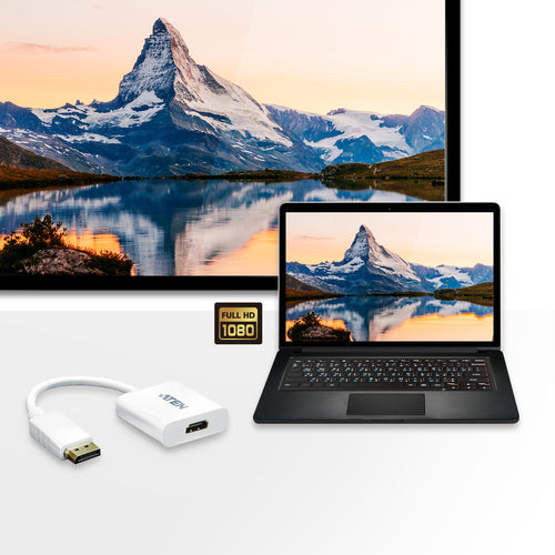 DisplayPort to HDMI Adapter ATEN VC985 Male to Female Straight Connection