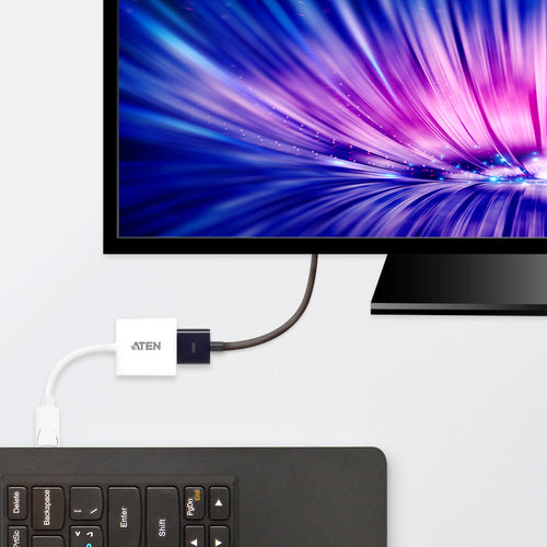 DisplayPort to HDMI Adapter ATEN VC985 Male to Female Straight Connection