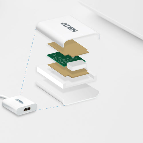 DisplayPort to HDMI Adapter ATEN VC985 Male to Female Straight Connection