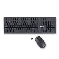 Wireless Keyboard Verbatim 70724 Full-Size RF Black with Mouse