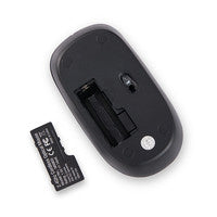 Wireless Keyboard Verbatim 70724 Full-Size RF Black with Mouse