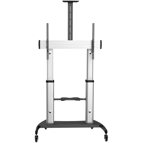 StarTech.com Mobile TV Stand STNDMTV100 - Heavy Duty Cart for 60-100" Displays, Adjustable Height