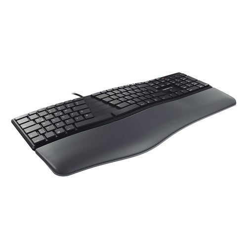 Wired Keyboard CHERRY KC 4500 ERGO Full-size QWERTY Black USB