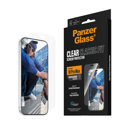 PanzerGlass ® Screen Protector iPhone 18 Pro Max | Classic fit w. EasyAligner