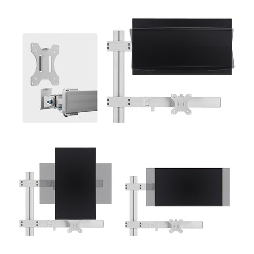 Monitor Mount StarTech.com 6-Monitor Arm Stand Height Adjustable VESA 100x100