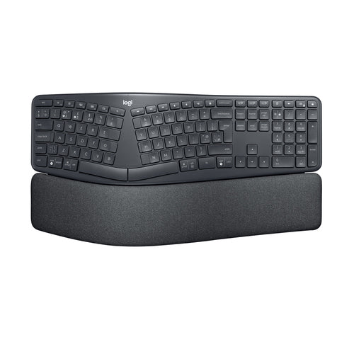 Wireless Keyboard Logitech ERGO K860 Full-size QWERTY Bluetooth Graphite - 920-010108