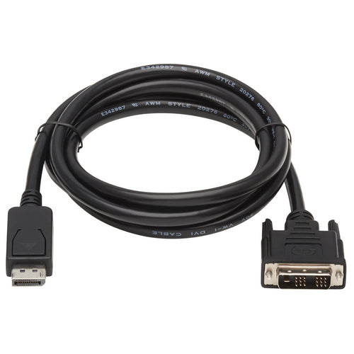 Video Cable Adapter Tripp Lite P581AB-006 DisplayPort to DVI 1080p 6ft Antibacterial