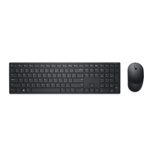 Wireless Full-Size Keyboard and Mouse Set DELL KM5221W QWERTY Black