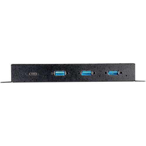 4-Port USB C Hub 10Gbps Metal Industrial ESD Surge Protection