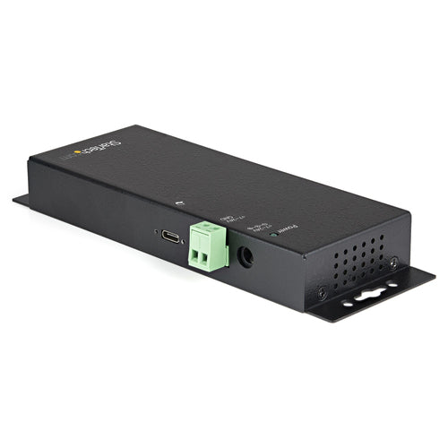 4-Port USB C Hub 10Gbps Metal Industrial ESD Surge Protection