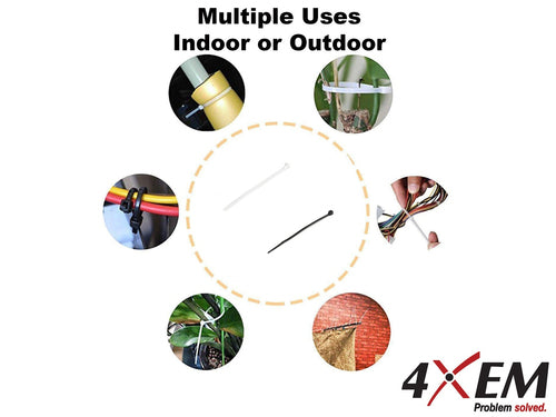 4XEM 4X6ZIPTIE100WR cable tie