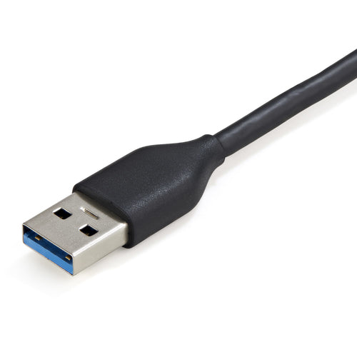 USB Hub StarTech.com HB30AM4AB 4 Port USB 3.0 5Gbps Portable USB Bus Powered Laptop Desktop - HB30AM4AB
