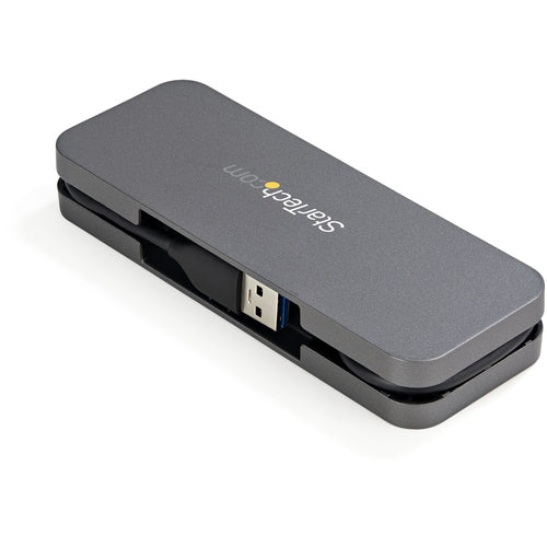 USB Hub StarTech.com HB30AM4AB 4 Port USB 3.0 5Gbps Portable USB Bus Powered Laptop Desktop - HB30AM4AB