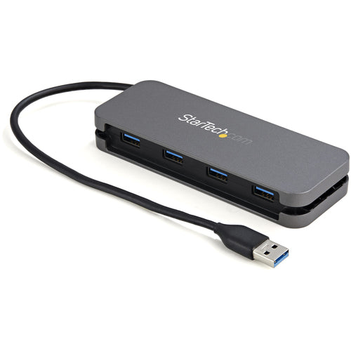 USB Hub StarTech.com HB30AM4AB 4 Port USB 3.0 5Gbps Portable USB Bus Powered Laptop Desktop - HB30AM4AB