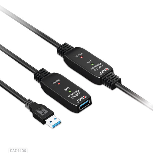USB Repeater Cable CLUB3D CAC-1406 15m 5 Gbit/s USB A to A