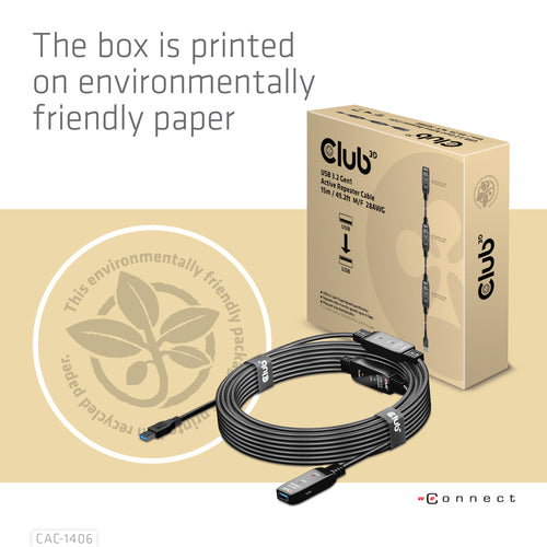 USB Repeater Cable CLUB3D CAC-1406 15m 5 Gbit/s USB A to A