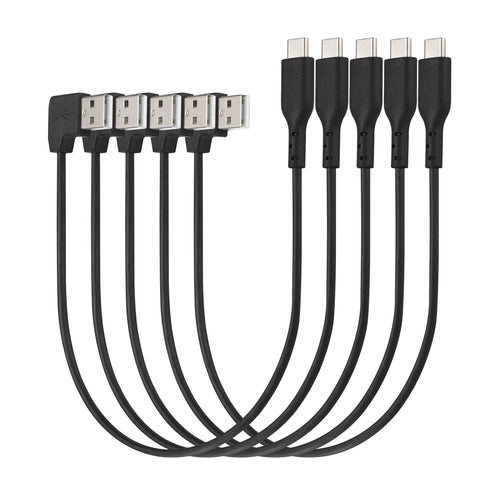 USB-A to USB-C Charge & Sync Cable 5 Pack 0.327m 0.48 Gbit/s