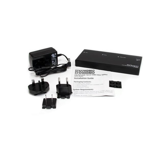 HDMI Splitter StarTech.com ST122HDMI2 2-Port Steel 1920x1200
