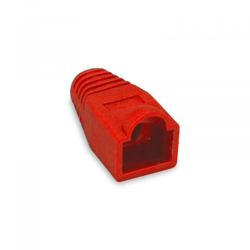 Cable Boots eNet Components C6 Red RJ-45 Cat6 50 Pack RoHS