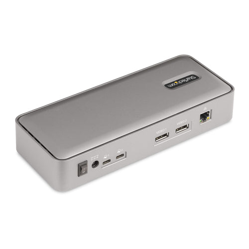 KVM Switch StarTech.com 129UE-USBC-KVM-DOCK Dual-Laptop USB-C Dock 4K 60Hz DisplayPort 5-Port USB Hub - 129UE-USBC-KVM-DOCK