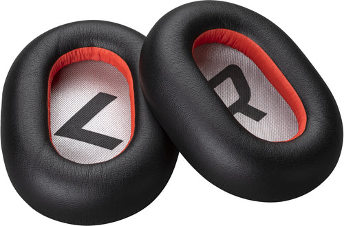Ear Cushions HP Poly Voyager 8200 Black Leatherette Cushion Ring Set - 85Q42AA