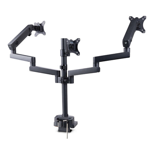 Monitor Mount StarTech.com 3MP2AG Triple Arm VESA 75x75/100x100 Tool-Less Adjustments - 3MP2AG-MONITOR-ARM