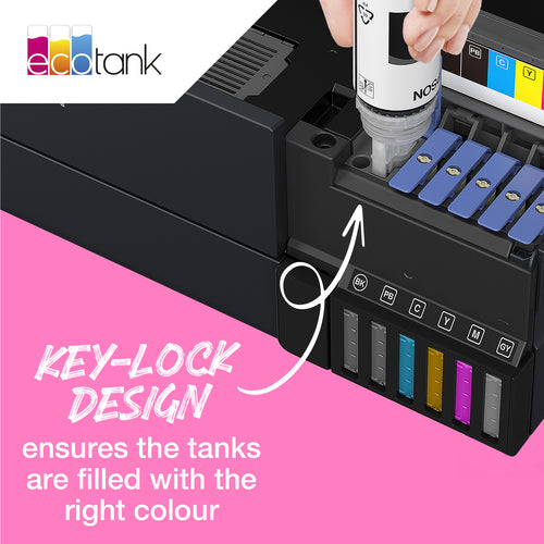 Ink Bottle Epson 114 EcoTank Photo Black Standard Yield 70ml - C13T07B140